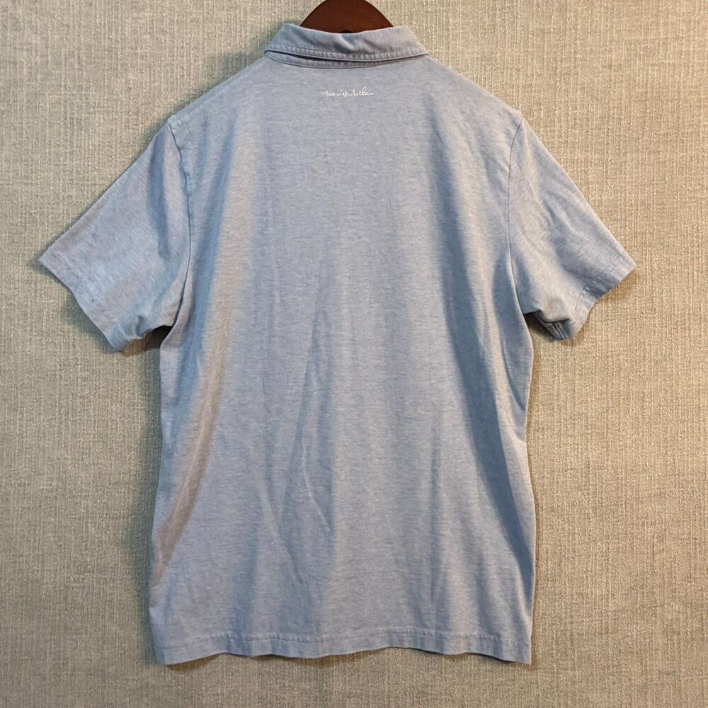 Travis Mathew Mens L Pima Cotton Heater Golf Polo Shirt
